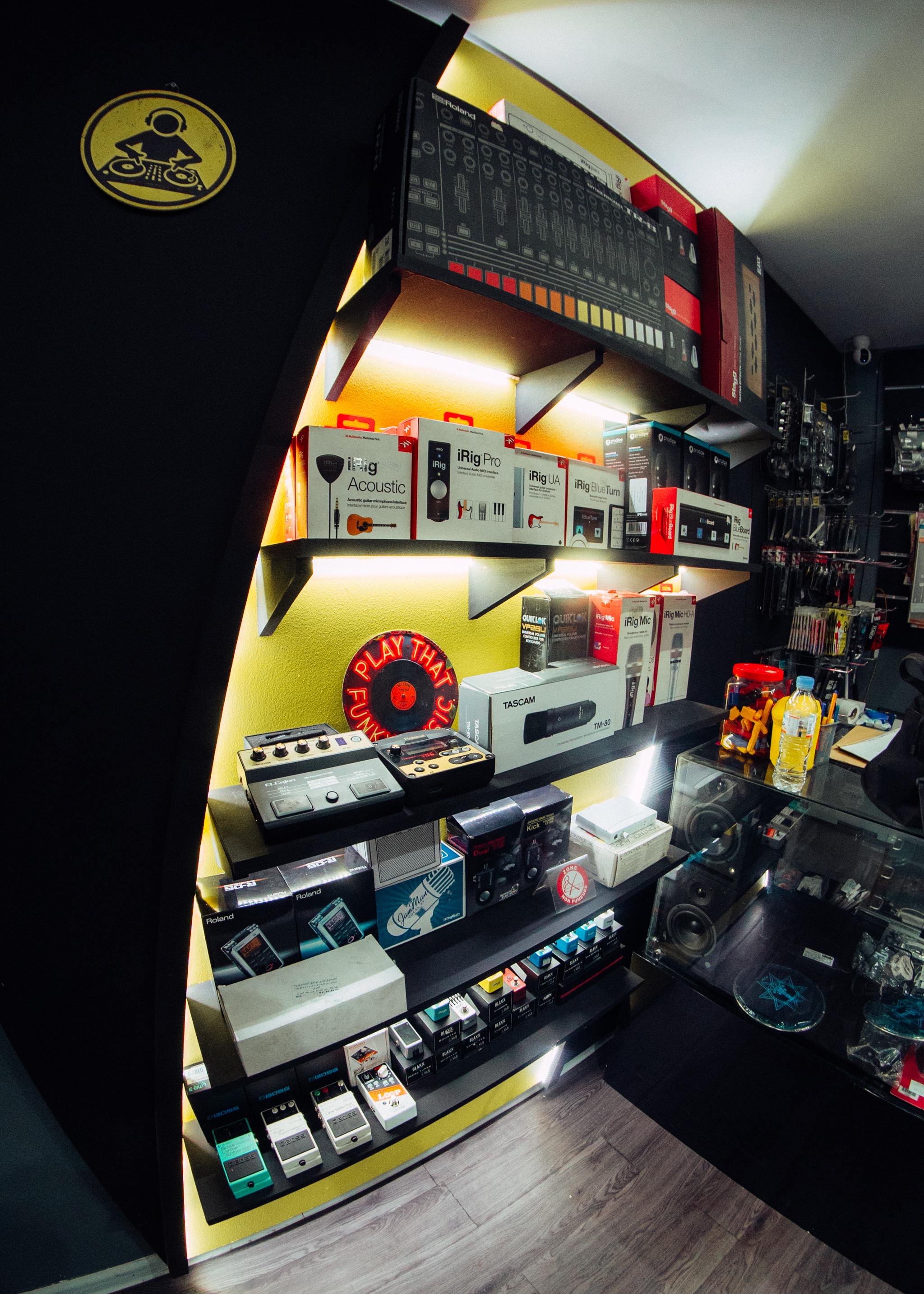 Equipment rental at MusicSpace